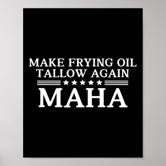 Poster Maha refaire de l'huile de friture du suif encore  (Devant)