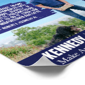 Poster MAHA Rendre l'Amérique en santé Kennedy Dog RFK jr (Coin)