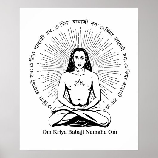Poster Mahavatar Babaji (Devant)