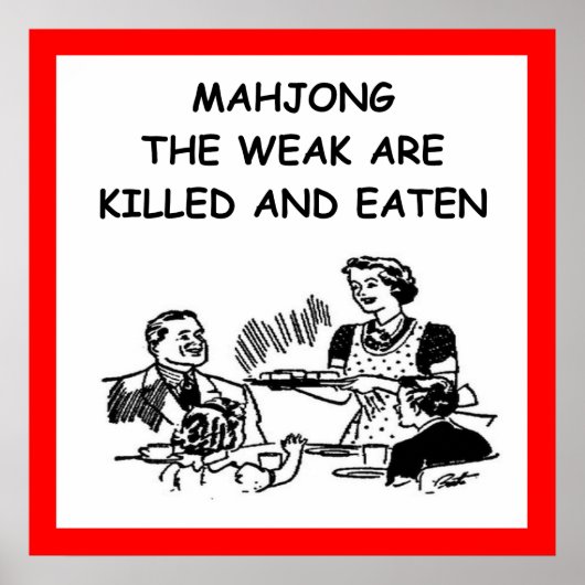 POSTER MAHJONG (Devant)