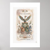 Poster Mahjong Tarot Le Chariot (Devant)