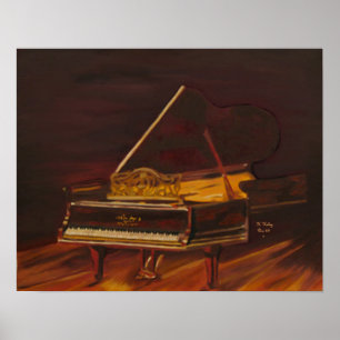 Poster Mahogany Melody canvas print