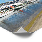 Poster Mahon port et paseo maritimo - Menorca, Espagne (Coin)