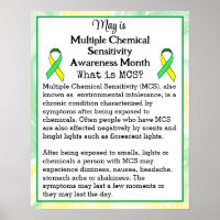 Mai est une sensibilisation à la sensibilité chimi