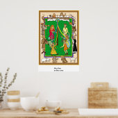 Poster Mai, fête médiévale (Cuisine)