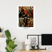 Poster Maiestas Domini Avec Archangel De Hans Memling (Bureau à domicile)