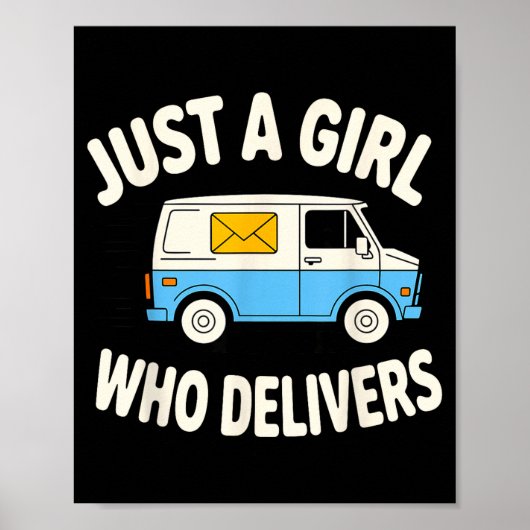 Poster Mail Lady Design For Women Girls Stal Worker Mail  (Devant)