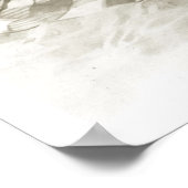 Poster maillot de bain Girl bord de mer Oregon Beach Vint (Coin)