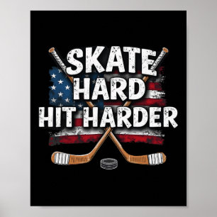Poster Maillot de hockey Cadeaux de garçon de hockey Équi