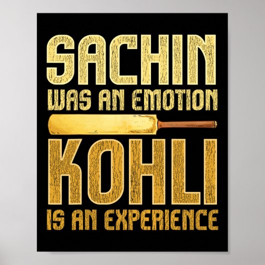 Poster Maillot de l'équipe de cricket indienne (Devant)