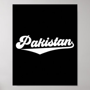 Poster Maillot Pakistan Fan de cricket pakistanais Cricke