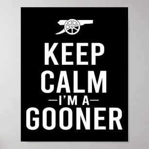 Poster Maillot Reste Calme Je Suis Un Gooner