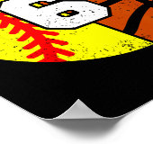 Poster Maillot Softll Sketll Numéro 6 Drôle de 6e Anniver (Coin)