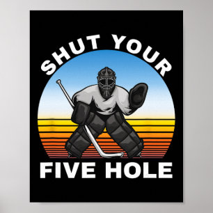 Poster Maillots de hockey sur glace, Fermez Votre Cinq Tr