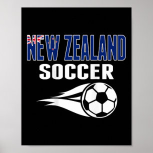 Poster Maillots de supporters de football de Nouvelle-Zél
