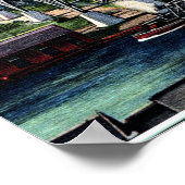 Poster Main Ave. Pont, Cleveland, Ohio Carte Postale Vint (Coin)