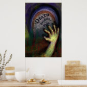 Poster Main de cimetière Zombie Rejoindre L'Art Hauné (Cuisine)