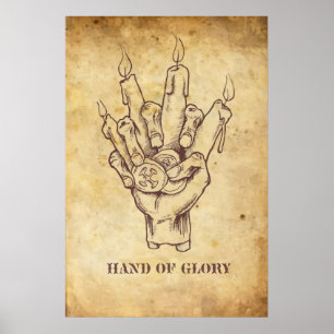 Poster "Main de gloire"