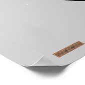 Poster Main de henné de Hamsa (Original) (Coin)