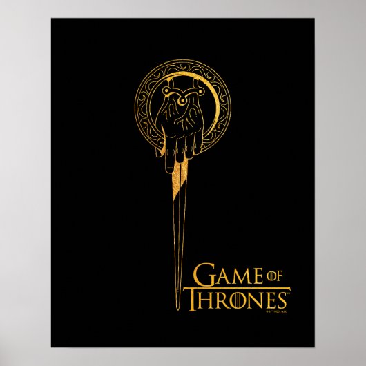 Poster Main de l'icône du roi (Devant)