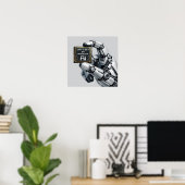Poster Main de Robot (Bureau à domicile)