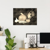 Poster Main de sorcière préparant des herbes (Bureau à domicile)