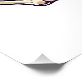 Poster Main de squelette symbolique d'amour offrant un cœ (Coin)