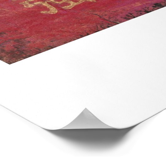 Poster Main d'énergie chinoise (Coin)