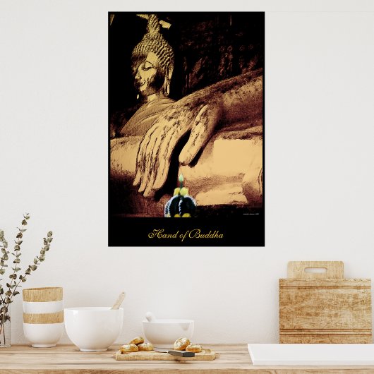 Poster Main du Bouddha (Cuisine)