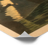 Poster Main du destin "L'écluse sur la Seine" (Coin)