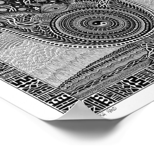 Poster Main Hamsa (Coin)