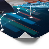 Poster Main shake hommes d'affaires (Coin)