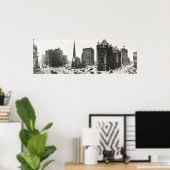 Poster Main St. & Shelton Carré, Buffalo, New York (Bureau à domicile)