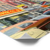 Poster Main St. Waterville, Maine Vintage (Coin)