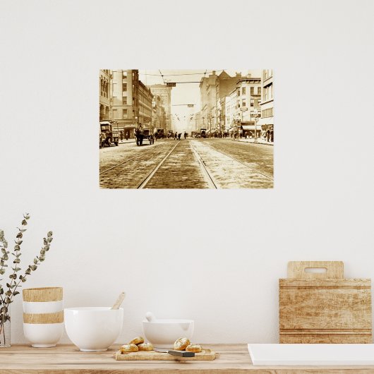 Poster Main Street de Clinton Ave (Cuisine)