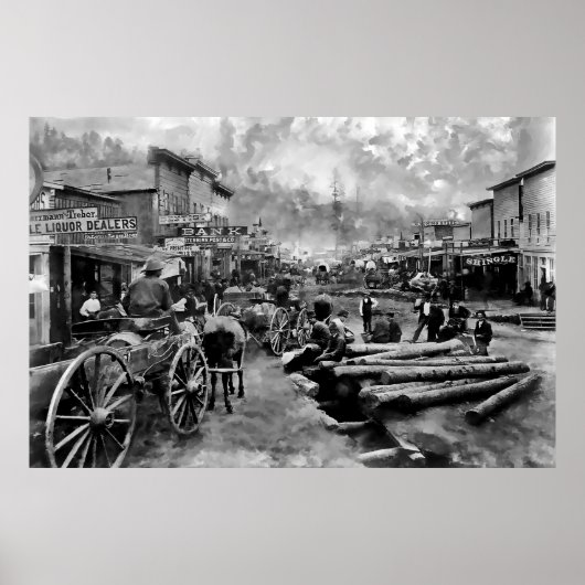 Poster Main Street DEADWOOD 1876 (Devant)