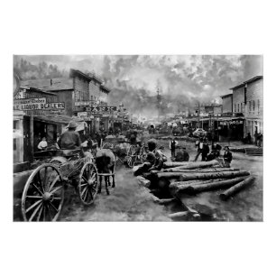 Poster Main Street DEADWOOD 1876