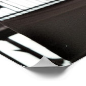 Poster Main Street, horloge de Houston (Coin)