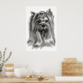 Poster Main tiré Yorkshire Terrier (Cuisine)