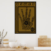 Poster Main tribale (Cuisine)