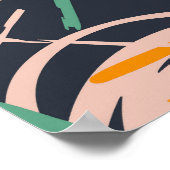 Poster MainDessinéeGrunge Contemporain Art 2 (Coin)