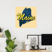 Poster Maine (Bureau à domicile)