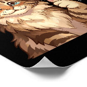 Poster Maine Coon Cat Meme It's Fine I'm Fine Everything' (Coin)