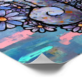 Poster Maine Coon Dilute Calico Cat Violet (Coin)