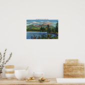 Poster MaineVue du Mont Katahdin et de Daicey Pond (Cuisine)