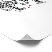 Poster Mains Coeur Squelette Pour Trending (Coin)
