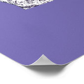 Poster Mains d'amitié noir et blanc (Coin)