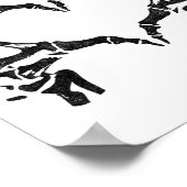 Poster Mains de coeur de squelette - Halloween - Mains de (Coin)