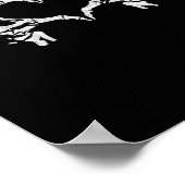 Poster Mains de coeur de squelette - Halloween - Mains de (Coin)