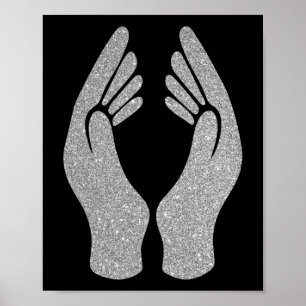Poster Mains de diamant